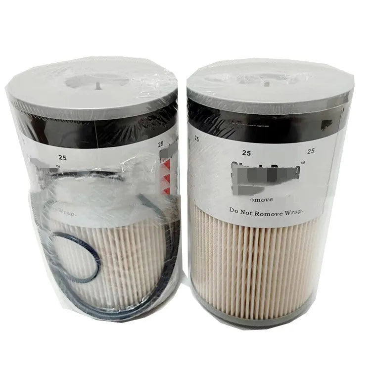 FS19764 diesel fuel filter replacement part with folded paper element and 10mm connections