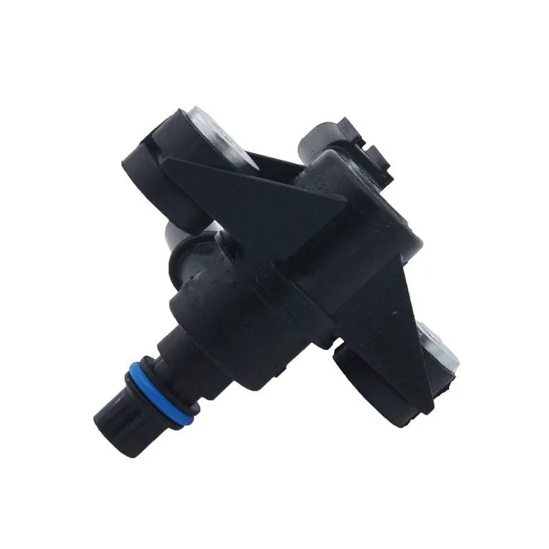 Black ABS plastic Ford boost solenoid valve with AU5A-9G866-AB model identification
