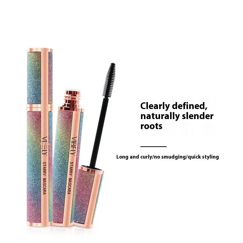 Black 4D waterproof mascara tube for long, thick, curling lashes.