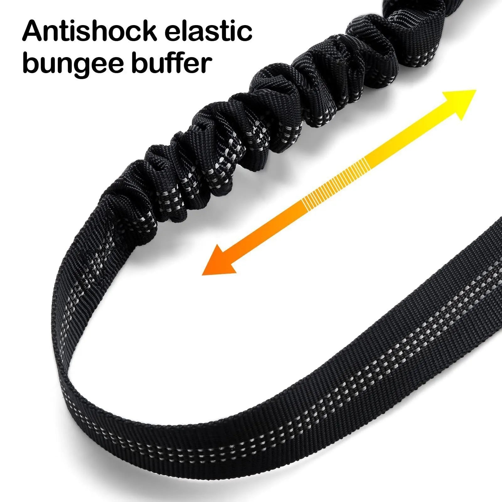Nylon dog leash with metal buckle in various colours including Army Green, Black, Pink, and Orange