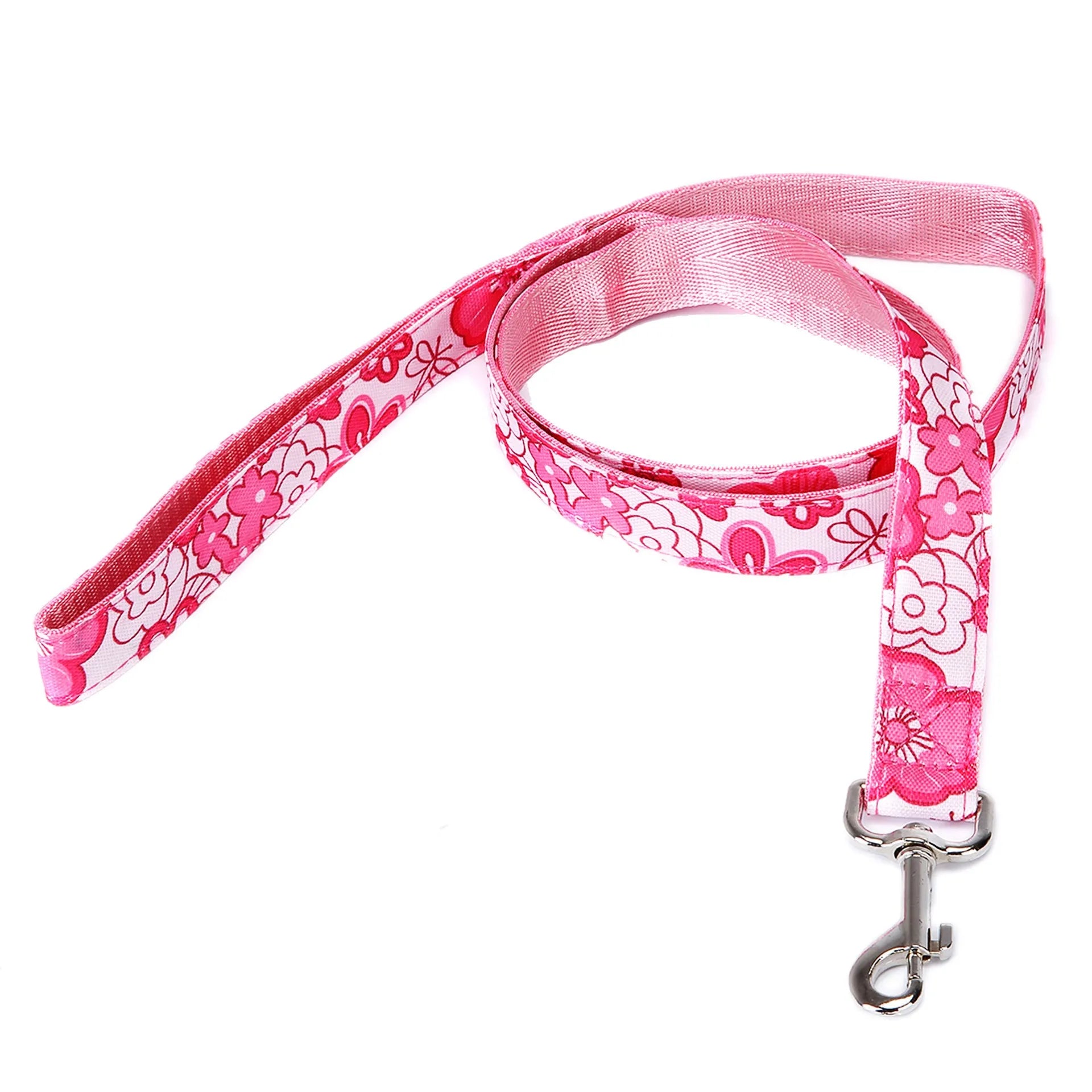 Black dog leash extension with plaid stripe pattern, measuring 120cm long and made from imitation nylon.