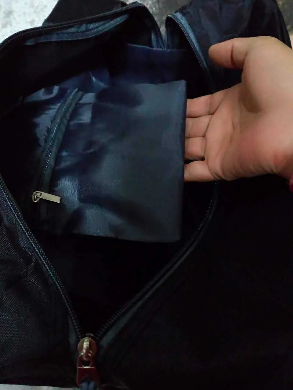 Waterproof Oxford cloth yoga backpack pillow bag in Black with 56-75L capacity