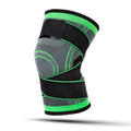 Outdoor sports protective kneecap with breathable strap in black, for running cycling basketball mountaineering