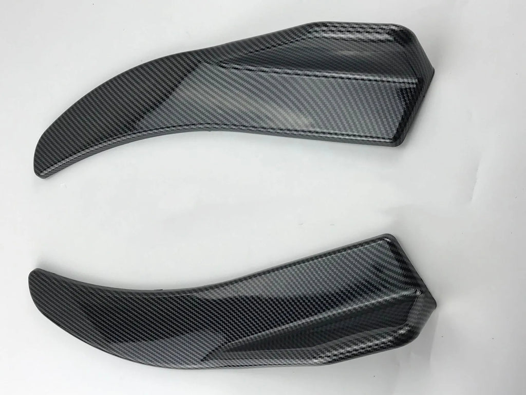 Carbon fibre finish car deflector light set for General Motors vehicle bumpers