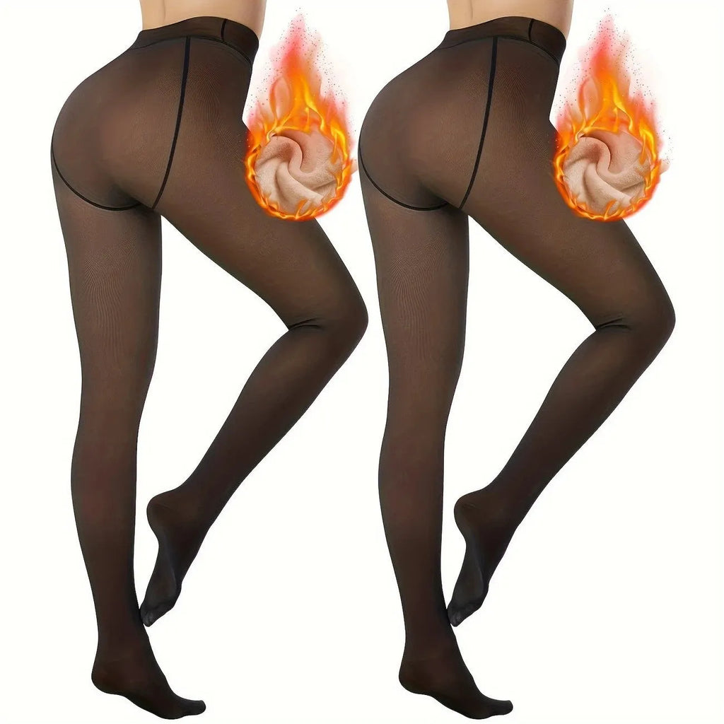 Women's thermal leggings with anti-snag function in multiple colour and thickness options