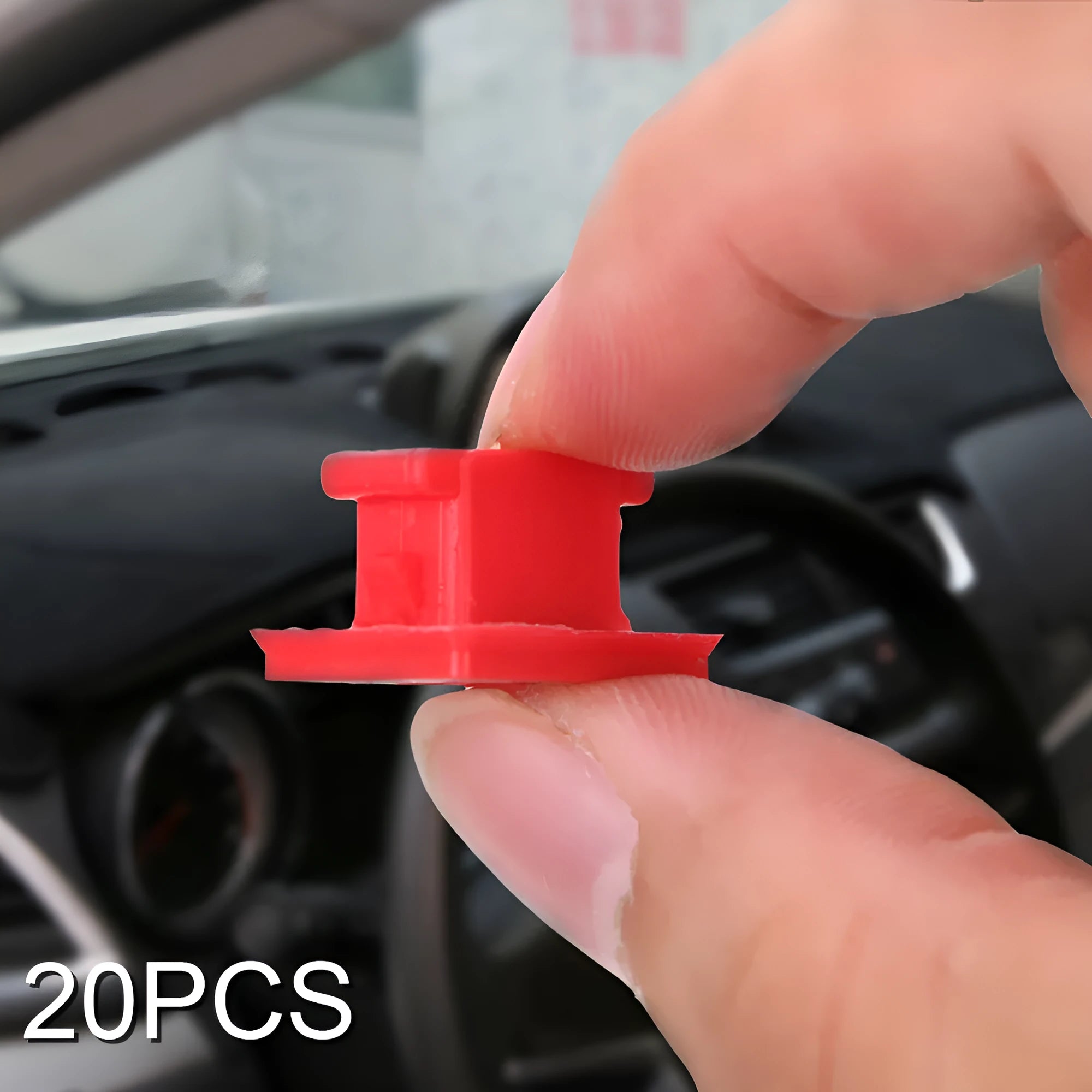 Black plastic BMW interior trim panel replacement clips snap fasteners