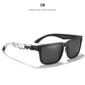 Square polarized sunglasses with TAC lenses and PC frame in multiple colour options