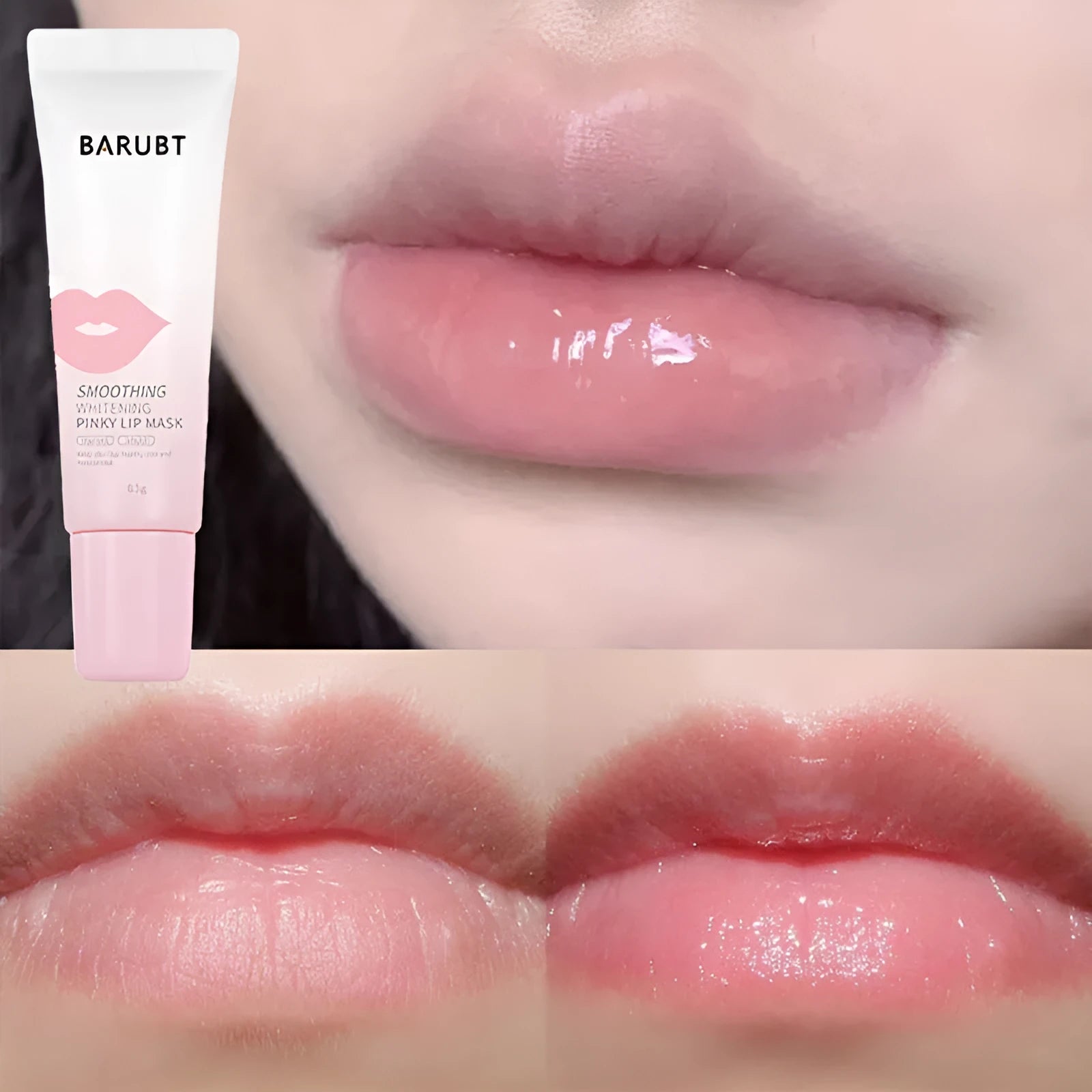 8.5g tube of moisturising lip balm with brightening and colour-fading properties