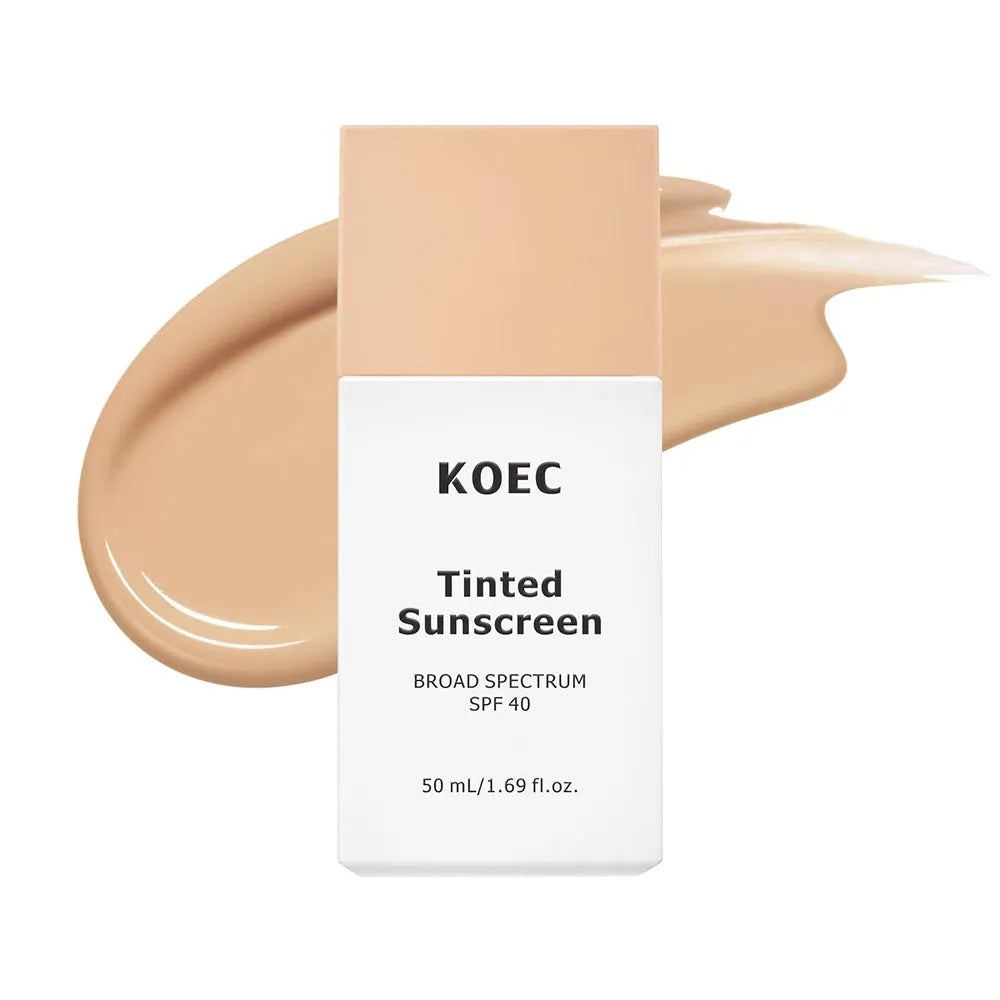 Colored protective cream moisturizing concealer foundation in 50ml tube with light and medium shade options