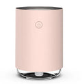 Night light humidifier diffuser in white showing mist output and ambient lighting