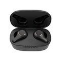 Black ANC Active Noise Cancelling Bluetooth headset with earplug design