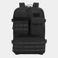 17-inch tactical backpack in army green with 20-35 litre capacity and waterproof nylon construction