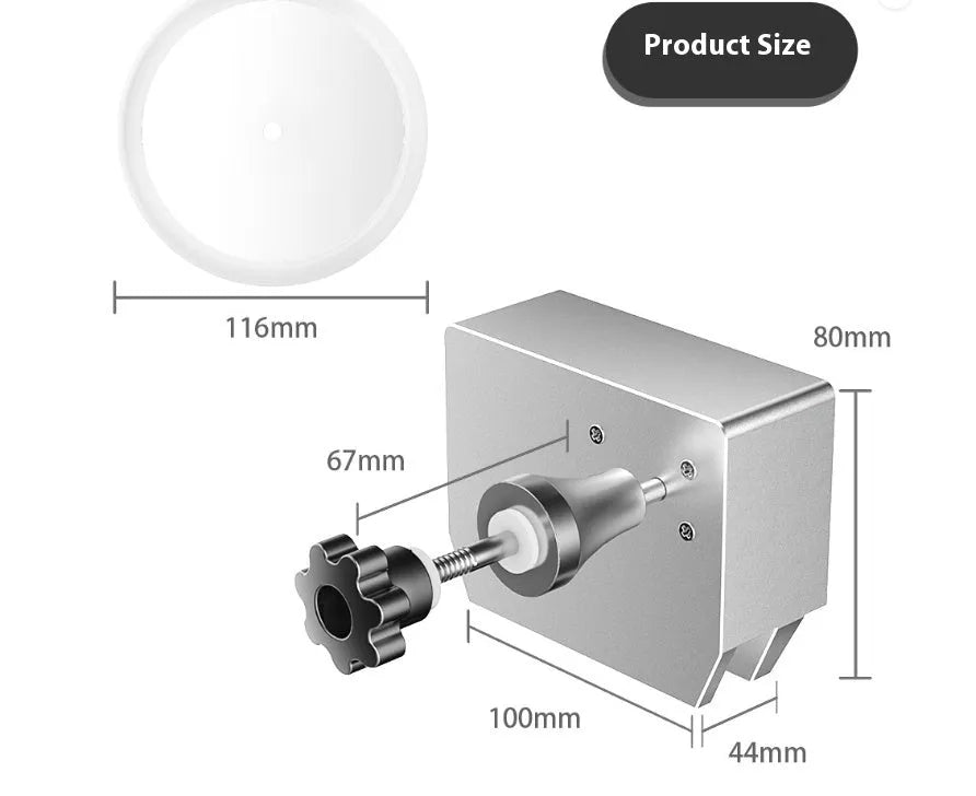 Compact ultrasonic cleaning machine with digital display for temperature and timer control.