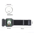 Mobile phone arm bag wrist strap holder in black and army green colours for takeaway driving and sports