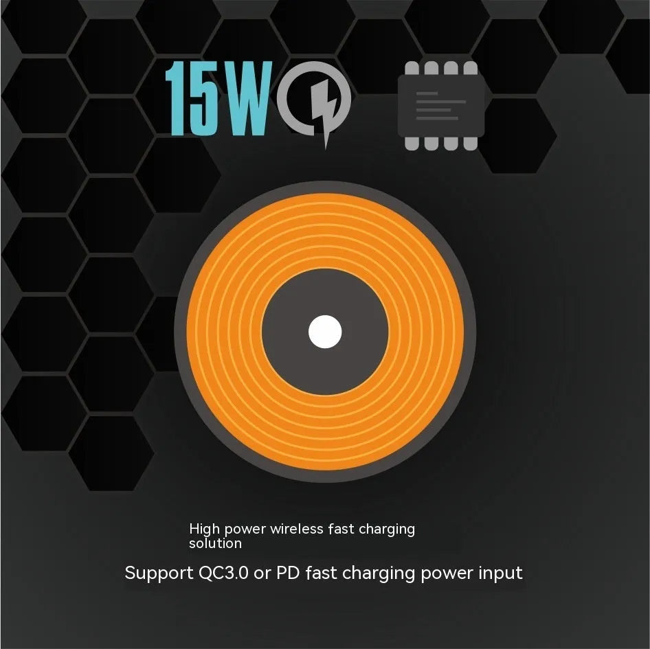 Black gaming mouse mat with luminous TYPC interface showing 300x800mm dimensions