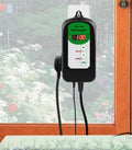 Household digital temperature controller with LED display showing temperature reading