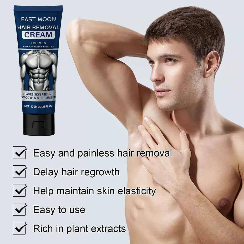 100ml men's hair removal cream for beard, armpit, hand and leg hair removal