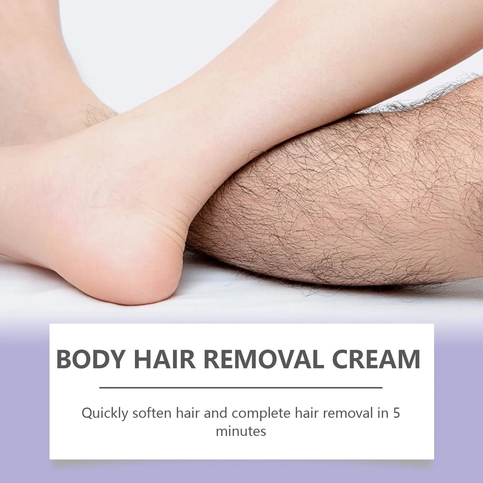 100g tube of moisturising hair removal cream with glycerin and witch hazel extract.