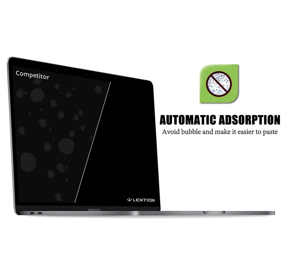 Lansheng matte screen protector for 13-inch MacBook Pro A1706 A1708 A1989 A2159 models.
