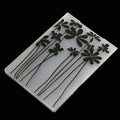 Plastic cake decorating mould with windmill design measuring 14.5 by 10.5 centimetres