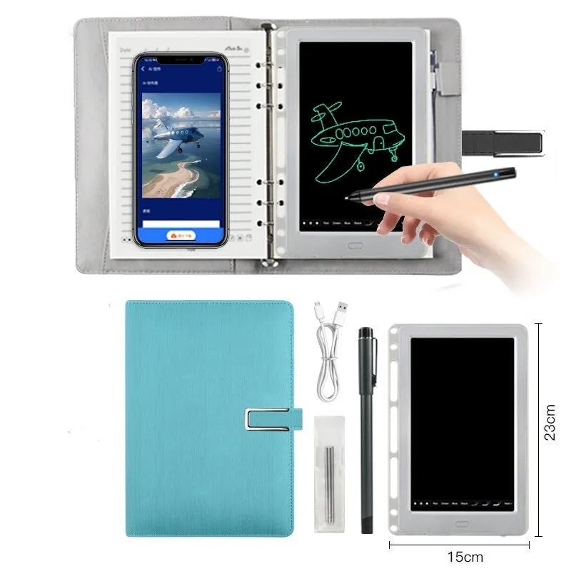 85-inch electronic writing pad with stitching appearance design and smart pen for digital presentations