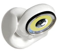 White Atomic Angel induction lamp with ABS plastic construction and 13.3cm dimensions