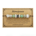 Geometric stone beaded bracelet in colour 3906 with manual craftsmanship