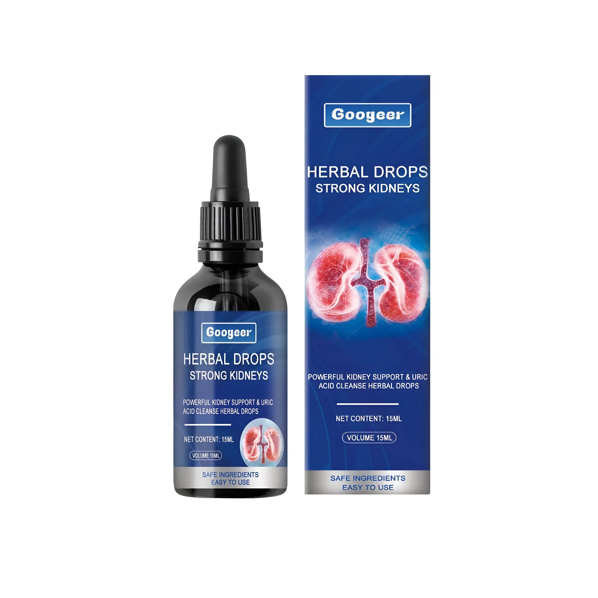 15ml bottle of herbal body care drops with dropper for joint and muscle soreness relief