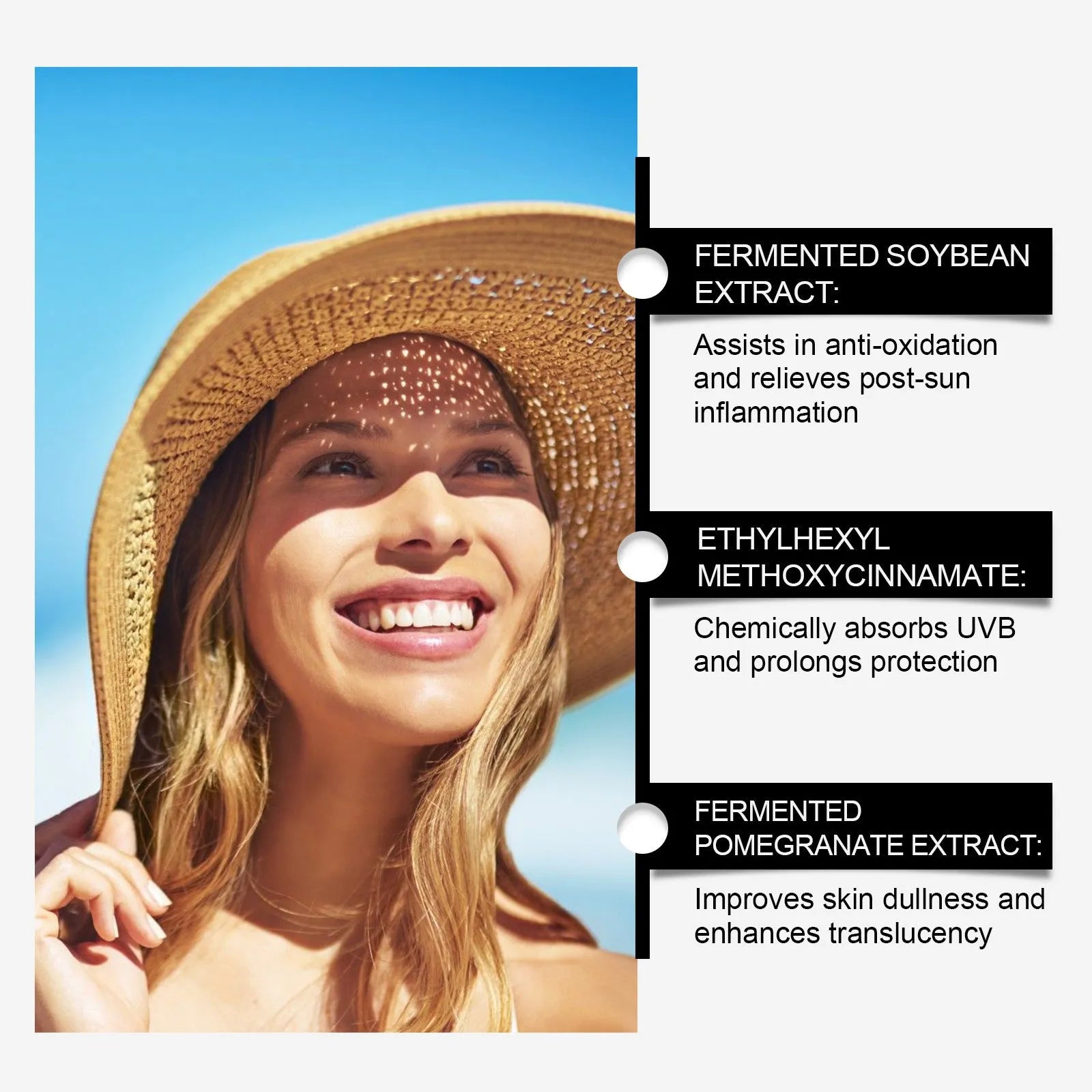 50g tube of Soymilk Protective Cream sunscreen with fermented botanical extracts