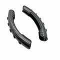 Carbon fibre black anti-skid steering wheel sleeve for cars with a 38cm diameter.