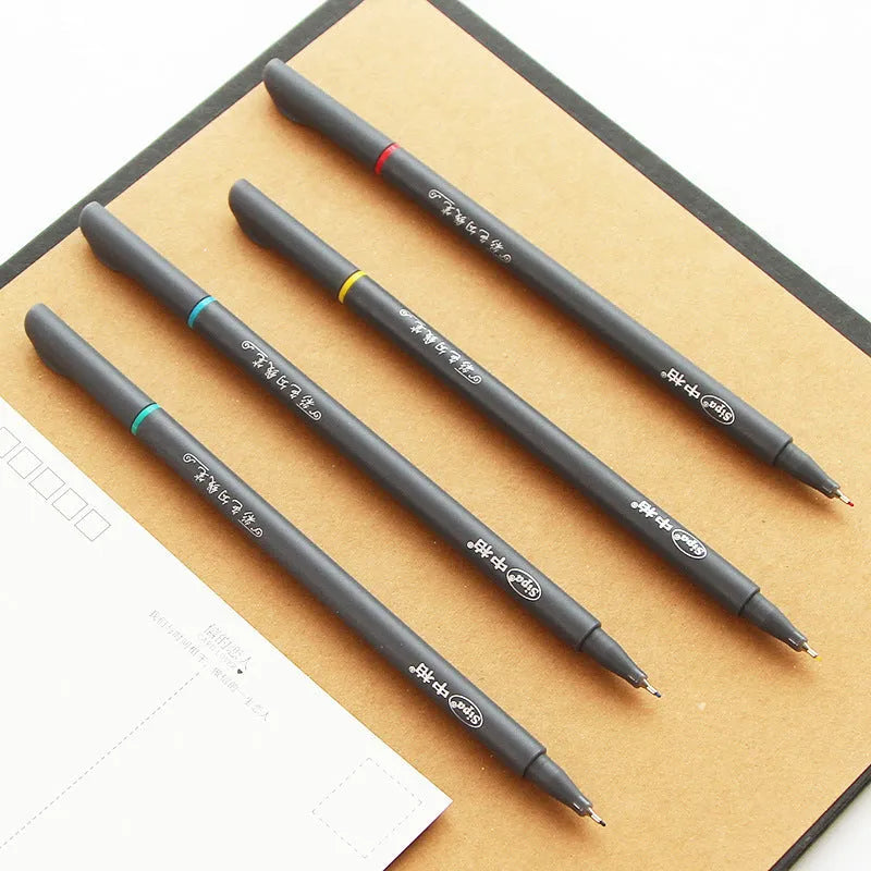 10-piece hook line technical drawing pen set with 0.38mm tips for architecture and design