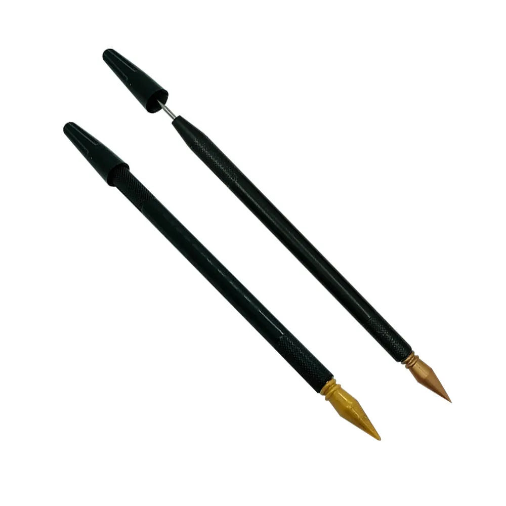 PS plastic scratch art pen with brush tip for children's drawing tools and craft projects