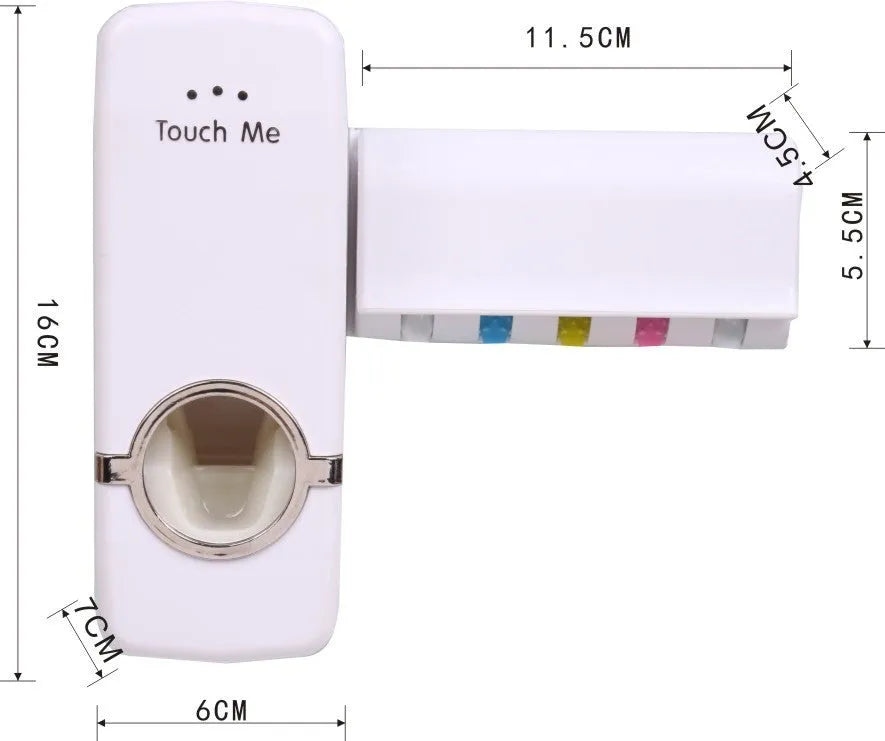 White and wine red plastic suction cup toothbrush and toothpaste holder set for bathroom walls.