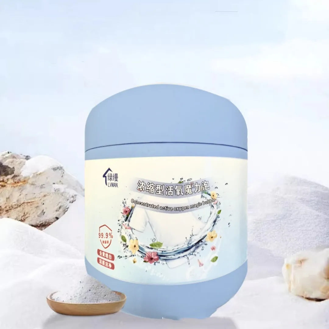 Bottle of Strong Decontamination Salt Active Oxygen Bleaching Powder, 400g.