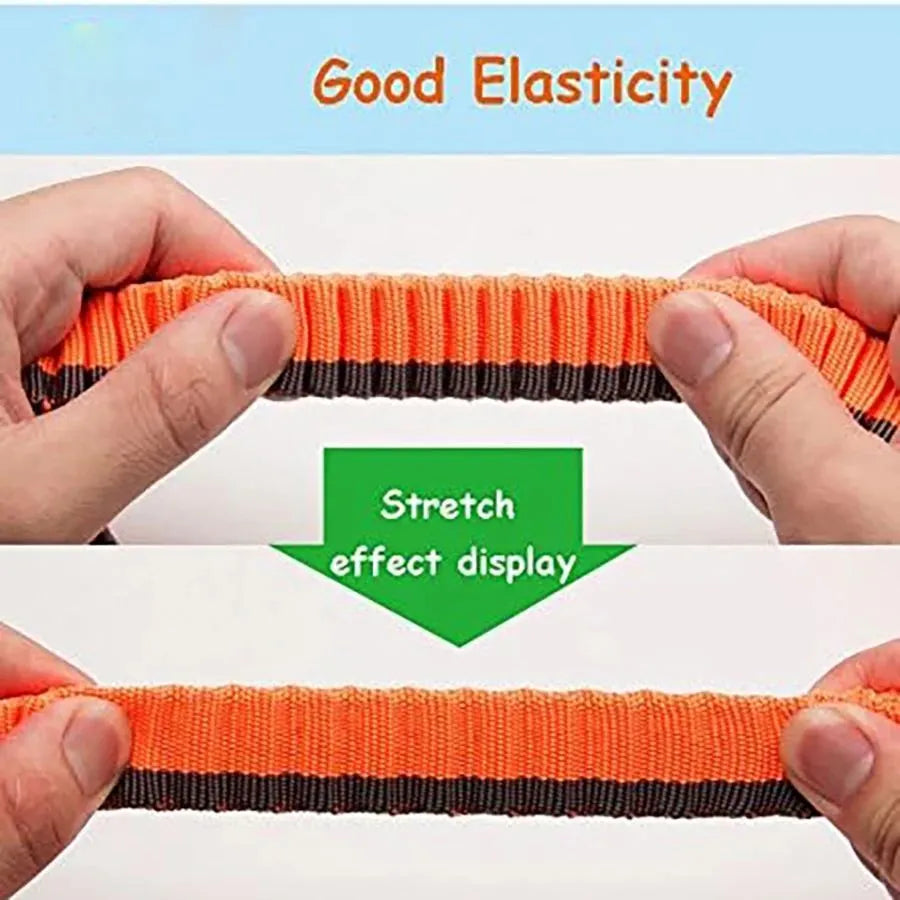 Heavy-duty elastic shock-resistant dog leash for medium and large breeds in multiple colours