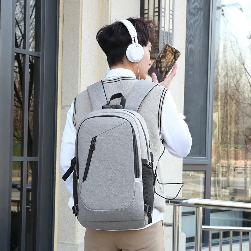 Oxford cloth computer backpack in street trend style with 20-35 litre capacity for leisure travel