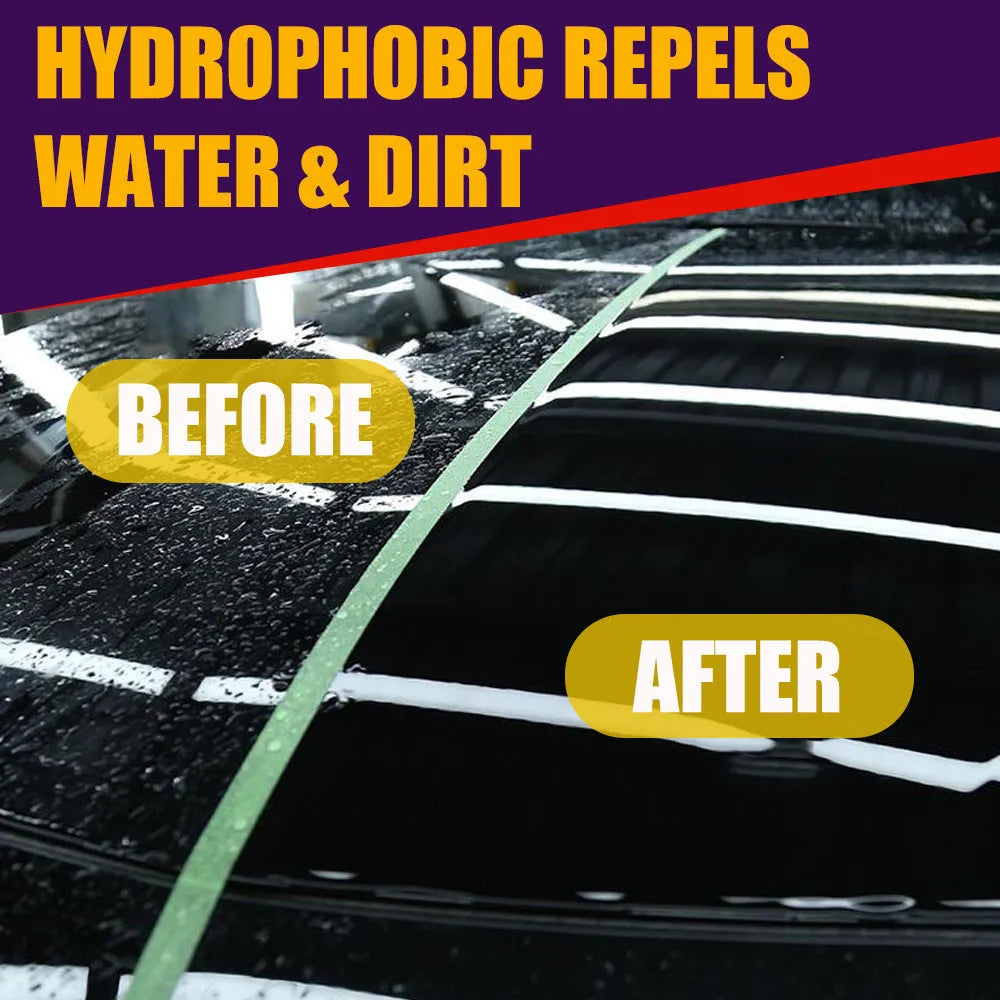 Purple automobile nano coating spray bottle for car paint maintenance