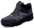 Men's casual shoes in various colours including black, brown, and dark grey on a size run from 39 to 49.