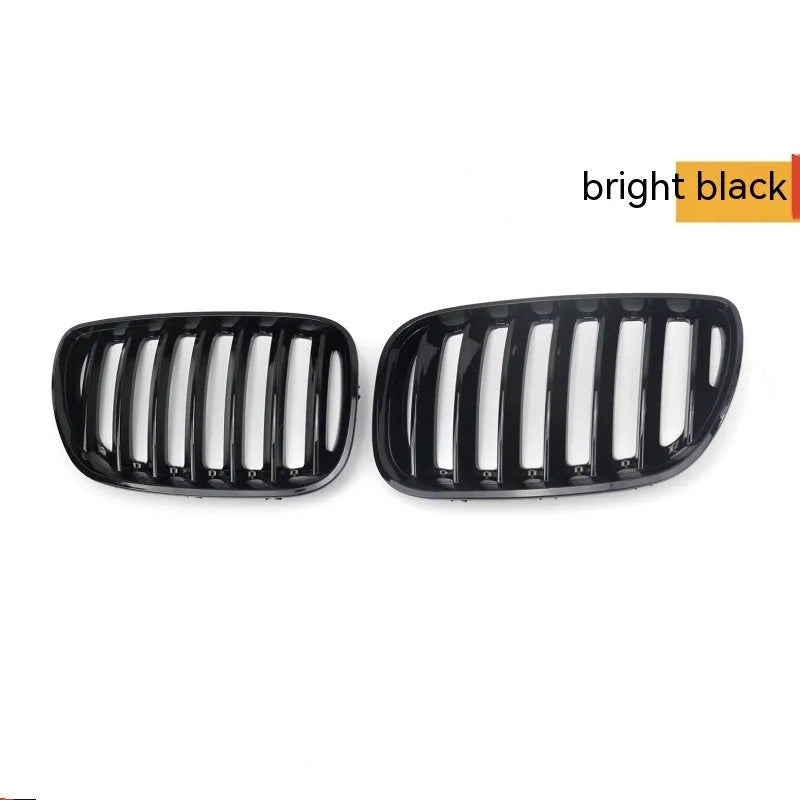 Bright Black BMW X5 E53 204 middle grid grille with medium mesh design