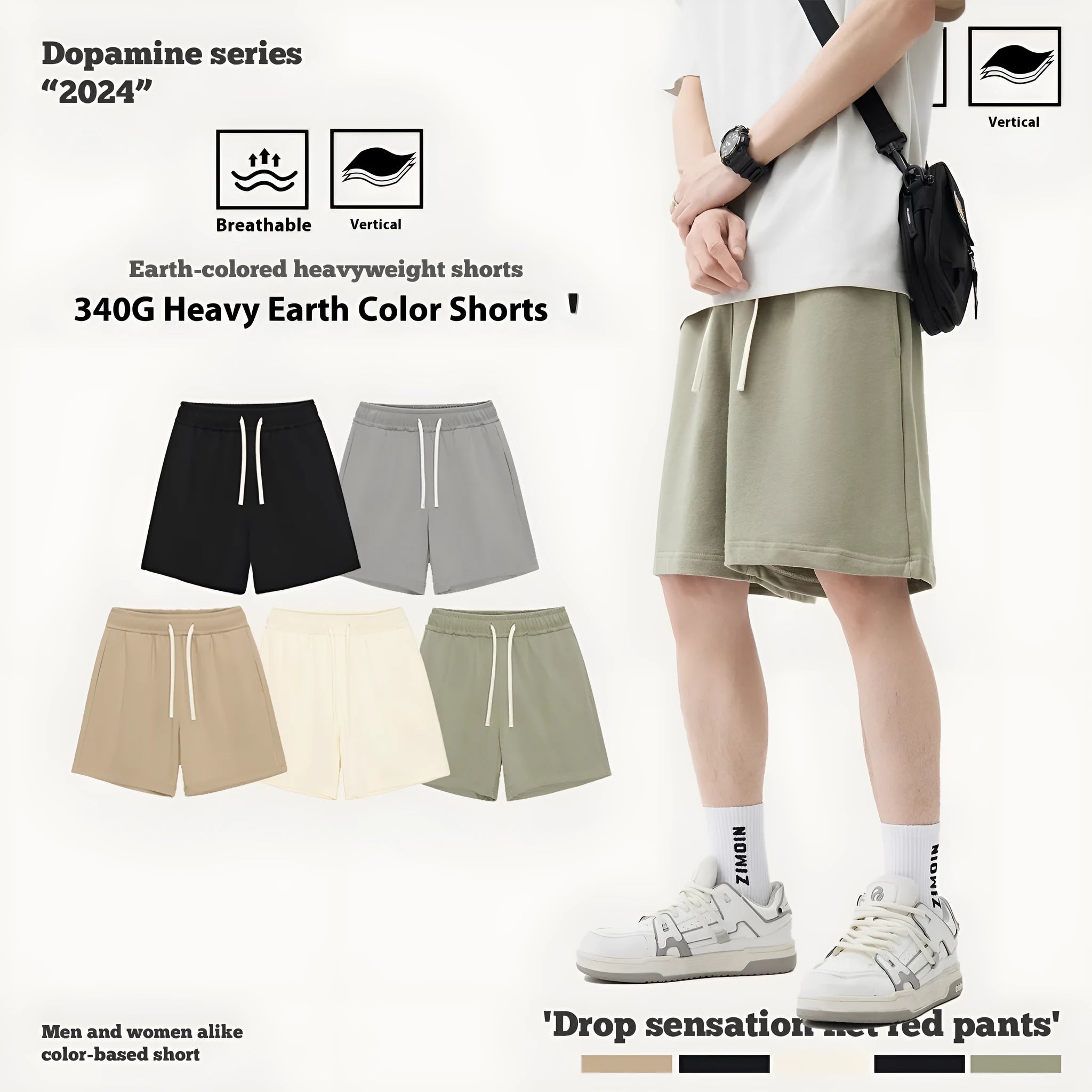 Child wearing loose fit cotton denim shorts in charcoal grey, showing casual summer style