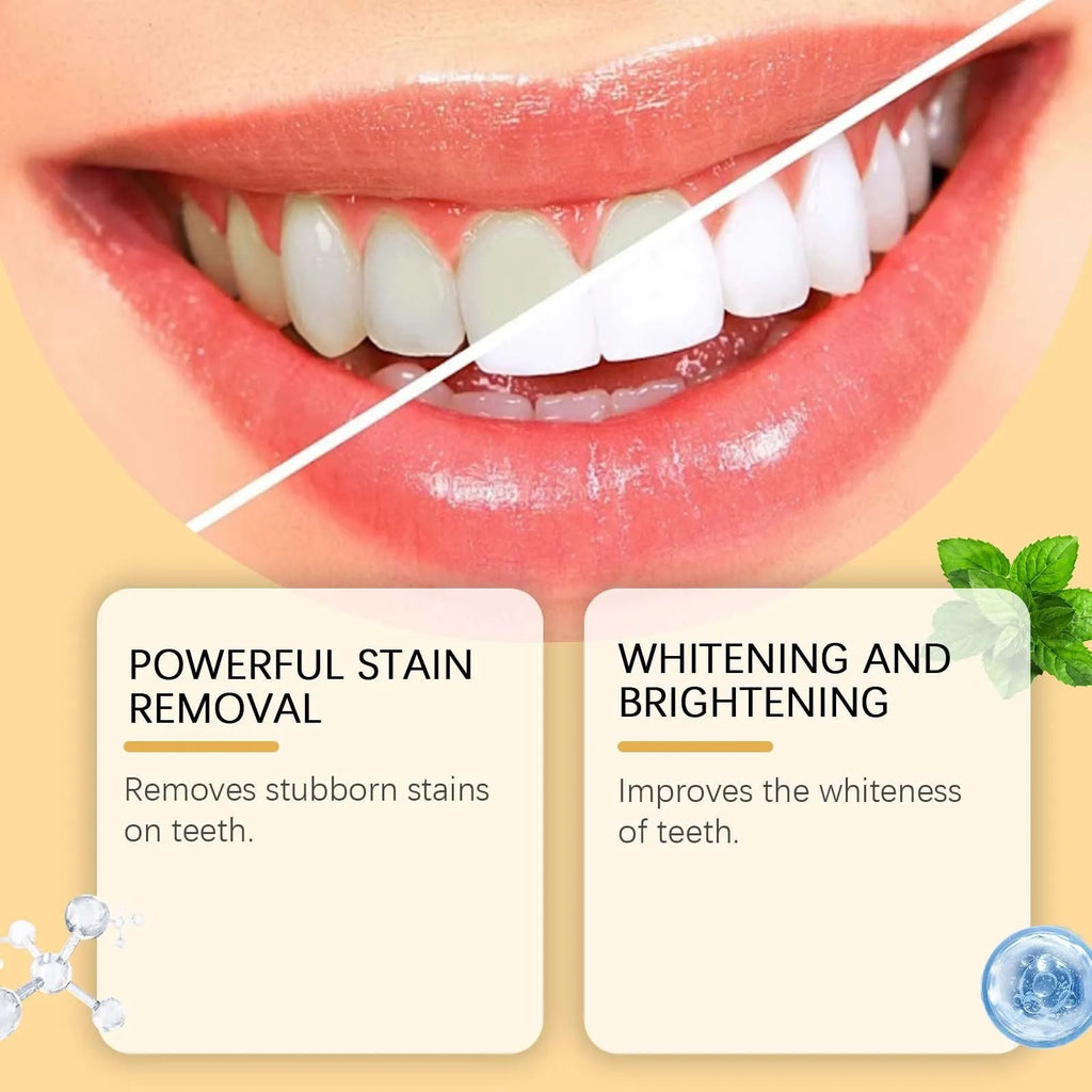 Portable oral care pen with 2ml teeth brightening formula and integrated applicator