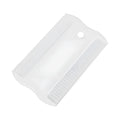 Double-sided plastic flea comb for pets with dense teeth and 0.85 cm width for dog and cat grooming
