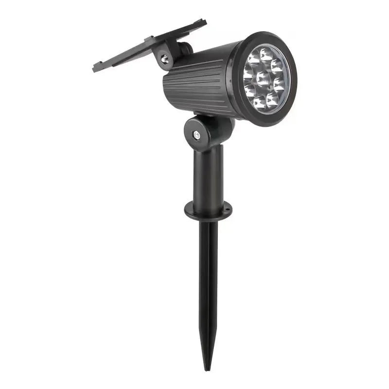 New outdoor solar waterproof lighting spotlight in flower shape, plastic, 1LED or 9LED options