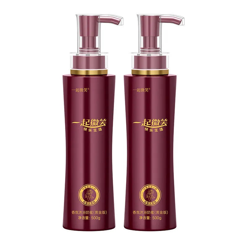 Fragrance Milk Honey Shower Gel Gold Edition 500g bottle for women moisturising deep clean