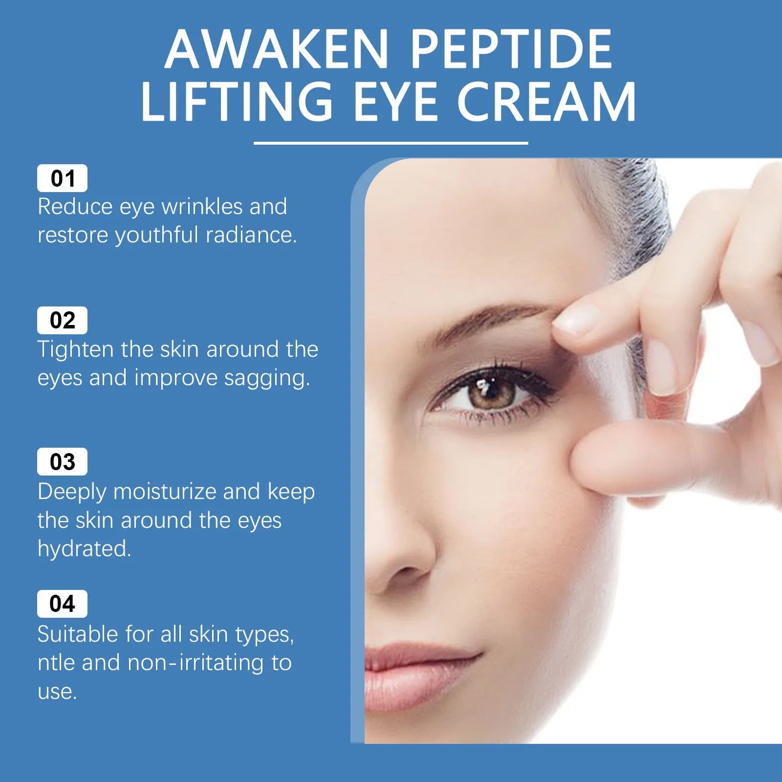 Viareline Collagen Firming Eye Cream 15g jar with moisturising massage formula for eyes