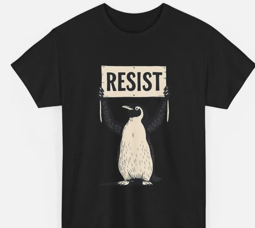 Loose fit cotton summer T-shirt in black, shown on a hanger