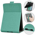 Kindle Paperwhite 6-inch protective case with integrated hand strap in a painted leather design.