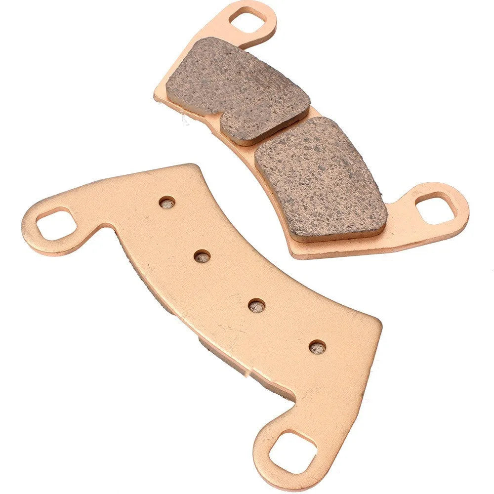 FA452 sintered brake pads for Polaris UTV vehicles showing metallic construction
