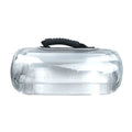 Transparent PVC inflatable water weight bag for strength training with visible water filling