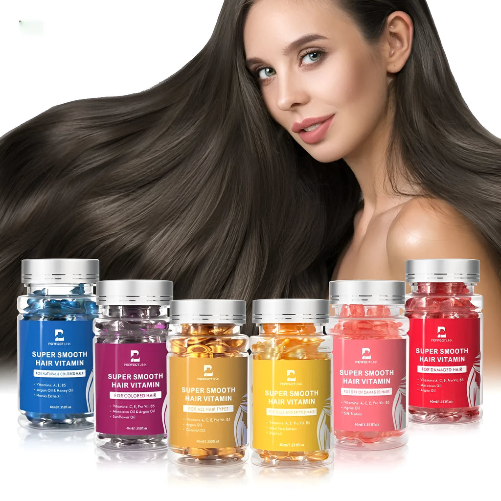 40ml hair care essential oil bottle for frizzy hair treatment in six colour options
